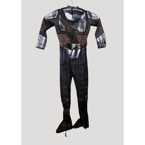 Star Wars Mandalorian Kids Costume Size Medium Detachable Cape & Belt Halloween - Picture 4 of 10